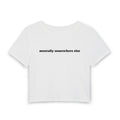 Mentally Somewhere Else | Women's Baby Tee