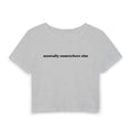 Mentally Somewhere Else | Women's Baby Tee