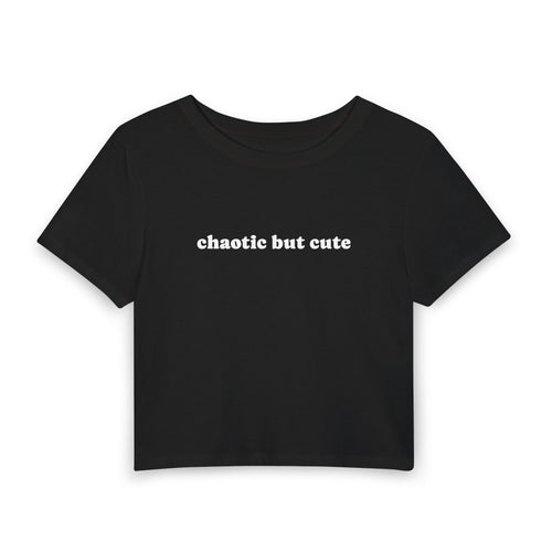 Chaotic but Cute | Women's Baby Tee